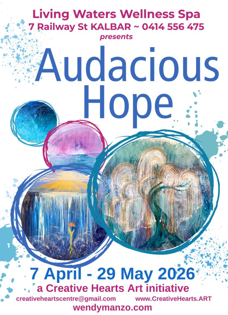 Living Waters Kalbar Audacious Hope Poster